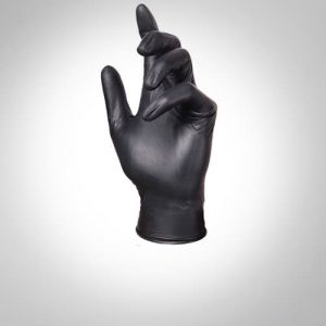 כפפות ניטריל פרימיום חד פעמי דגם Urgence Black