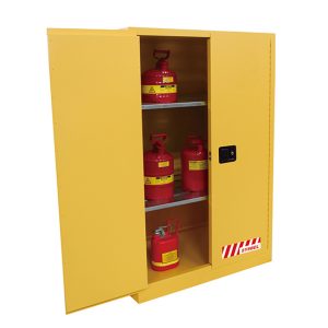 ארון בטיחות לאחסון נוזלים דליקים וכימיקלים SYSBEL דגם WA810860 (340 ליטר)